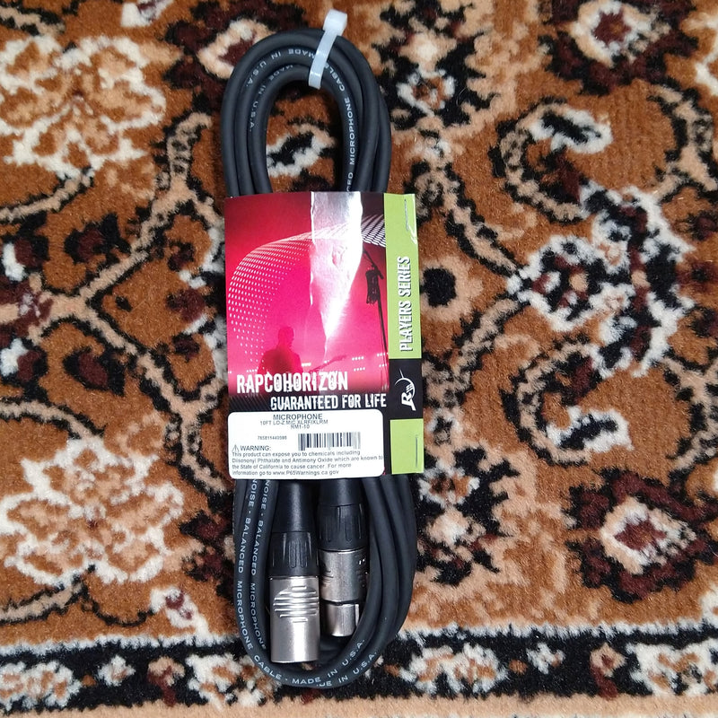 Rapco Players Mic Cable Rean 10ft