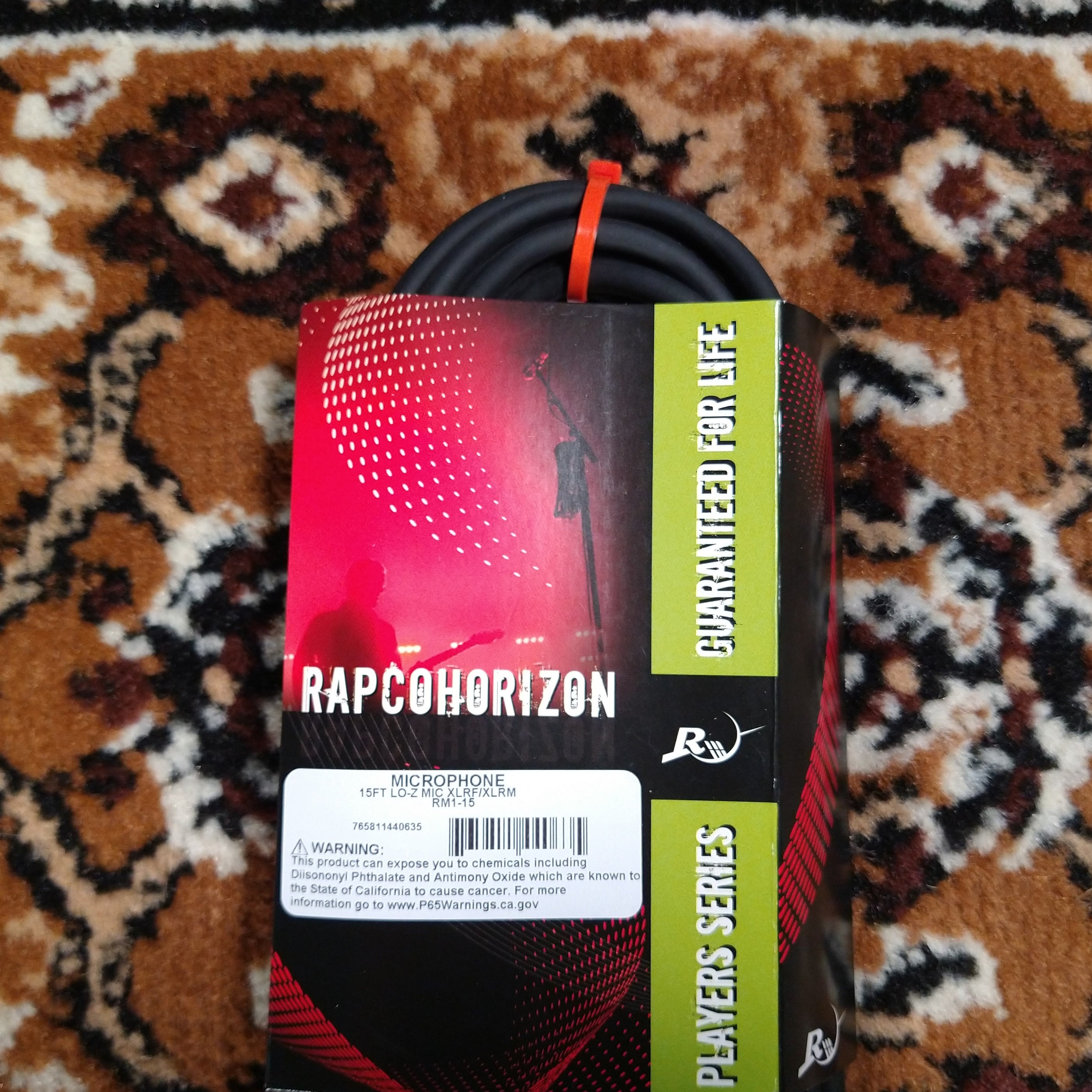 Rapco Players Mic Cable Rean 15ft