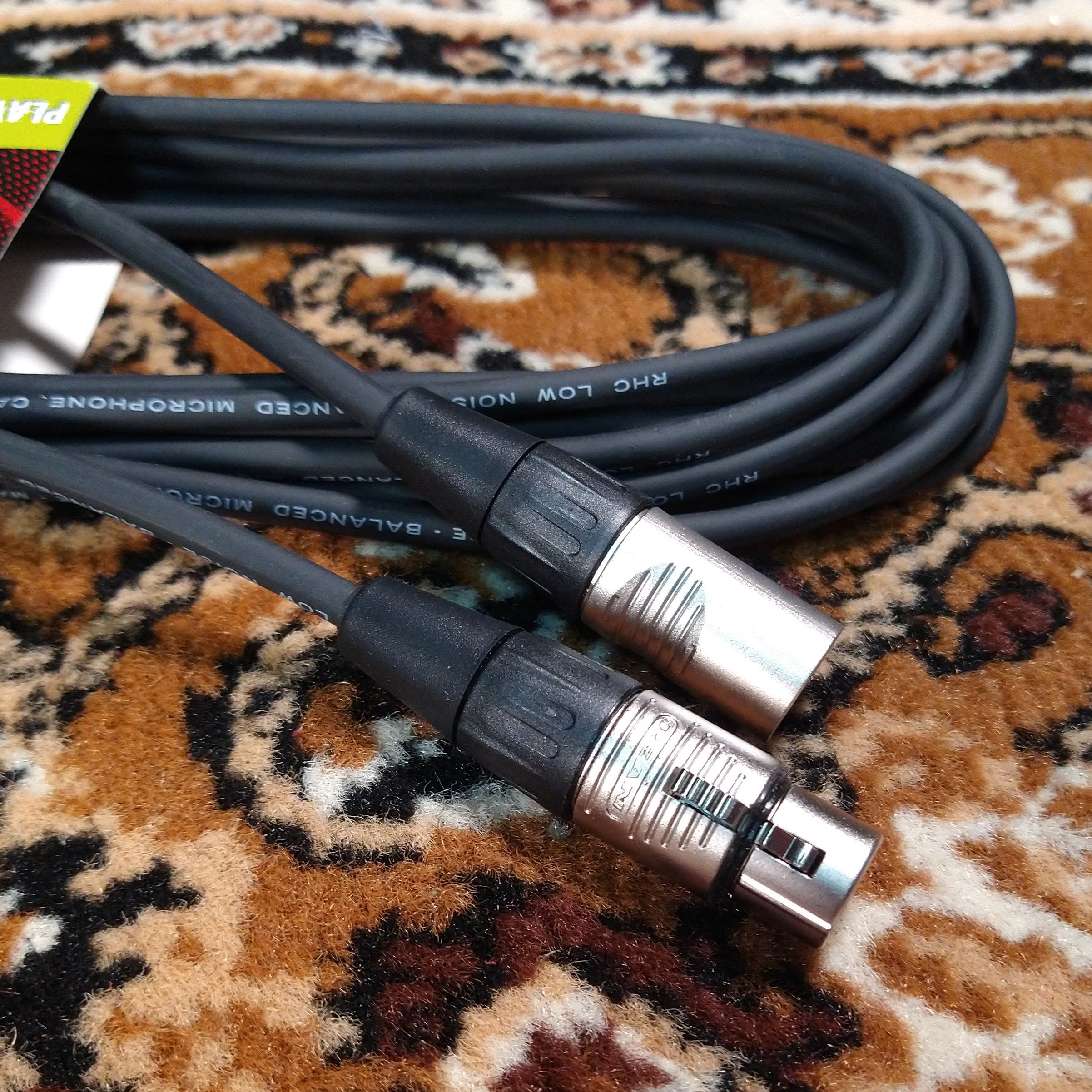 Rapco Players Mic Cable Rean 15ft