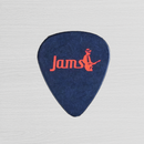 Dunlop Pitch Black Tortex Standard Guitar Pick JAMS Logo 1.00 Matte Red