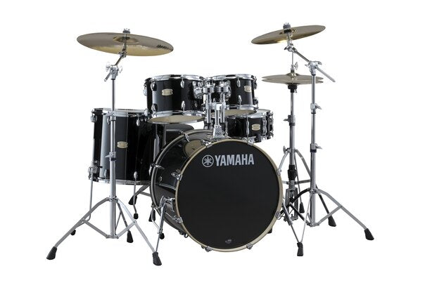 Yamaha Stage Custom Birch 5pc Kit w/Hardware Pack Raven Black (JAMS Certified)