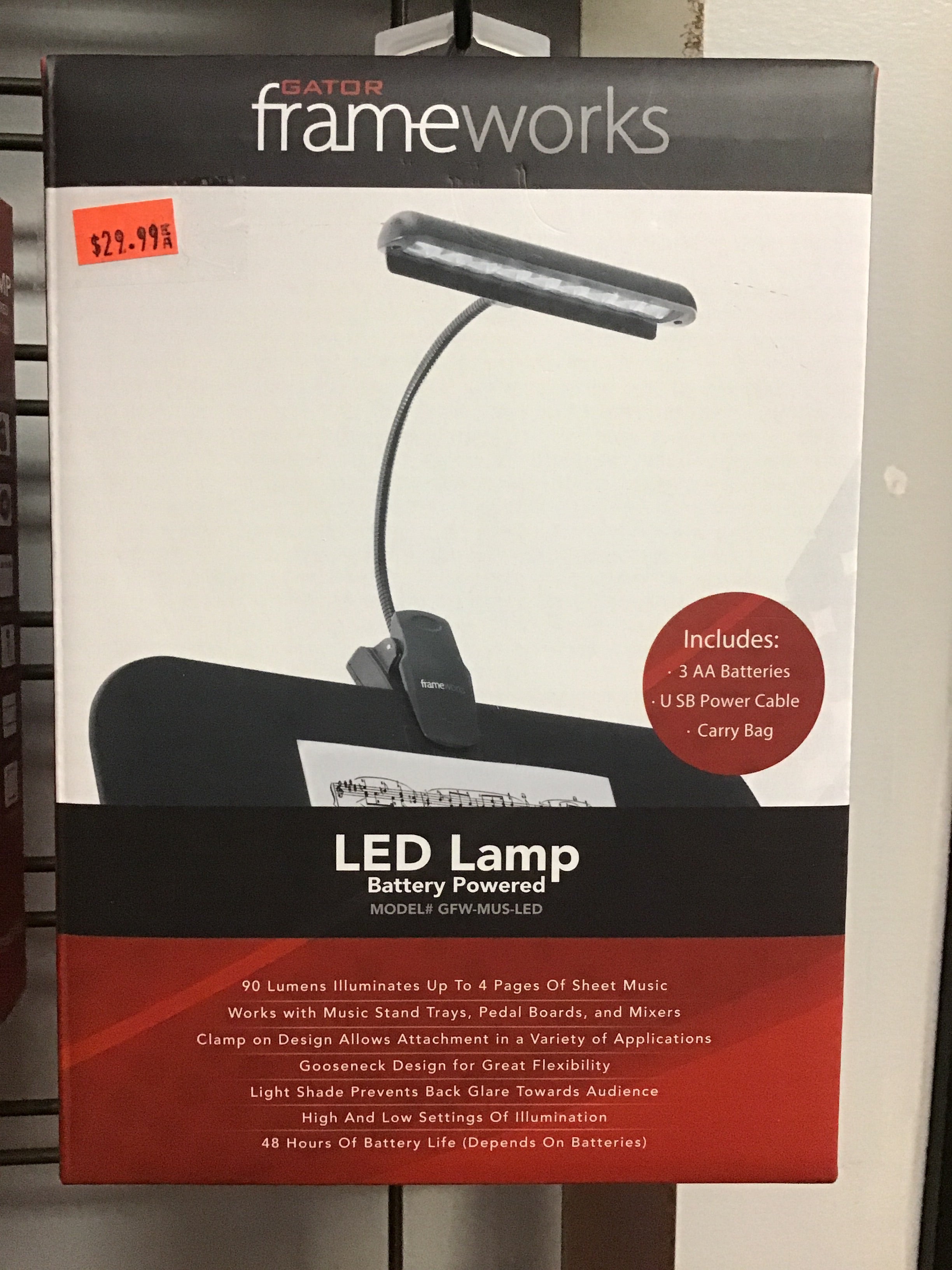 Gator LED Lamp Clip