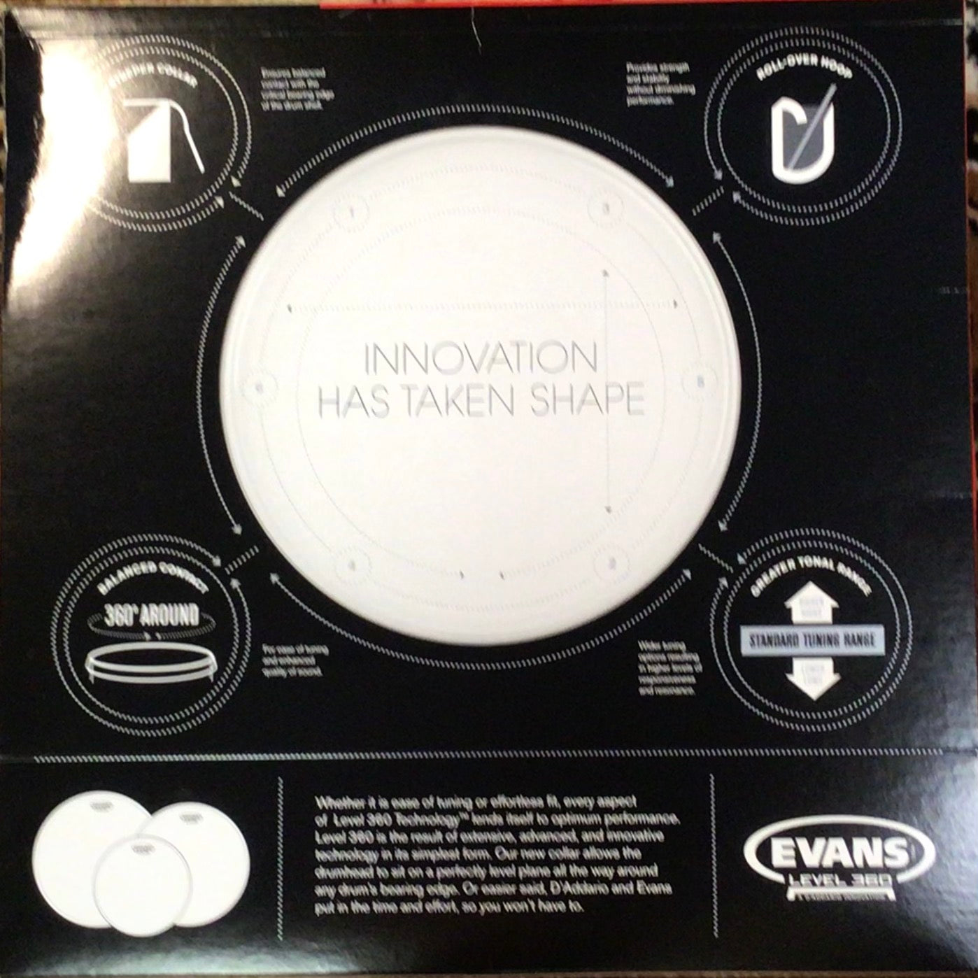 Evans Soundoff Mesh Head 10"