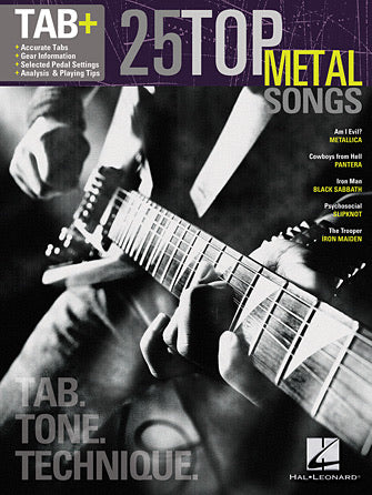Hal Leonard 25 Top Metal Songs